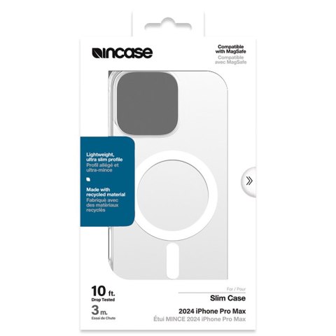 Incase Slim Case MagSafe - Etui iPhone 16 Pro Max (Clear) Incase Incase Slim Case MagSafe - Etui iPhone 16 Pro Max (Clear) Incase