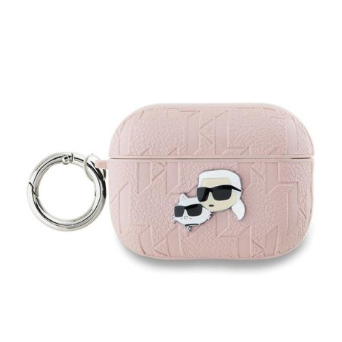 Karl Lagerfeld Monogram Karl & Choupette Head - Etui AirPods Pro 2 (różowy) Karl Lagerfeld