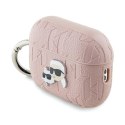Karl Lagerfeld Monogram Karl & Choupette Head - Etui AirPods Pro 2 (różowy) Karl Lagerfeld