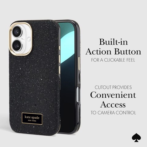 Kate Spade New York Crystal Pave MagSafe - Etui iPhone 16 (Nightfall) Kate Spade New York Kate Spade New York Crystal Pave MagSafe - Etui iPhone 16 (Nightfall) Kate Spade New York