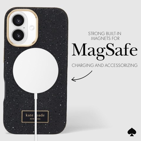 Kate Spade New York Crystal Pave MagSafe - Etui iPhone 16 (Nightfall) Kate Spade New York Kate Spade New York Crystal Pave MagSafe - Etui iPhone 16 (Nightfall) Kate Spade New York