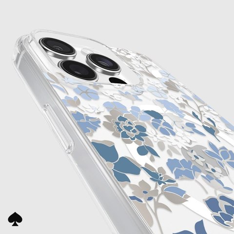 Kate Spade New York Protective Gems MagSafe - Etui iPhone 16 Pro Max (Flowerbed Blue) Kate Spade New York Kate Spade New York Protective Gems MagSafe - Etui iPhone 16 Pro Max (Flowerbed Blue) Kate Spade New York