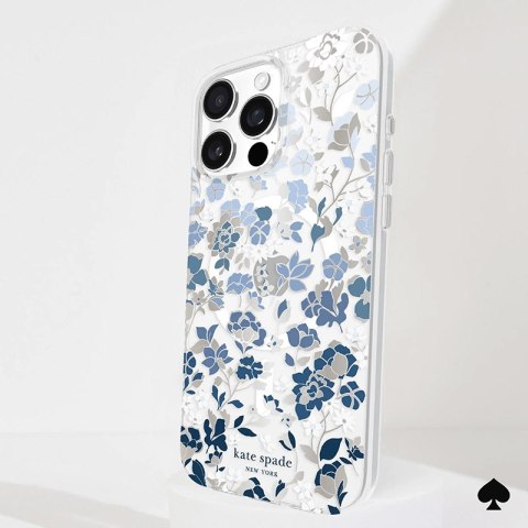 Kate Spade New York Protective Gems MagSafe - Etui iPhone 16 Pro Max (Flowerbed Blue) Kate Spade New York Kate Spade New York Protective Gems MagSafe - Etui iPhone 16 Pro Max (Flowerbed Blue) Kate Spade New York
