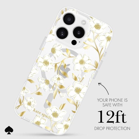 Kate Spade New York Protective Gems MagSafe - Etui iPhone 16 Pro (Sunshine Floral) Kate Spade New York Kate Spade New York Protective Gems MagSafe - Etui iPhone 16 Pro (Sunshine Floral) Kate Spade New York