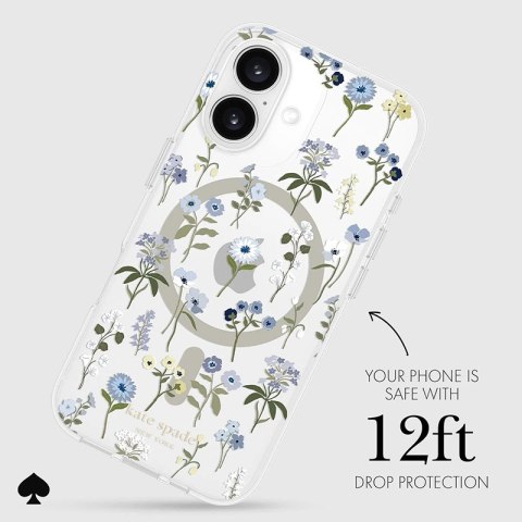 Kate Spade New York Protective MagSafe - Etui iPhone 16 (Precious Bloom) Kate Spade New York Kate Spade New York Protective MagSafe - Etui iPhone 16 (Precious Bloom) Kate Spade New York
