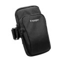 Spigen A702 Dynamic Shield Armband - Etui / Sportowa opaska na ramię na smartfon do 6.9" (Czarny) Spigen
