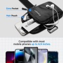 Spigen A702 Dynamic Shield Armband - Etui / Sportowa opaska na ramię na smartfon do 6.9" (Czarny) Spigen