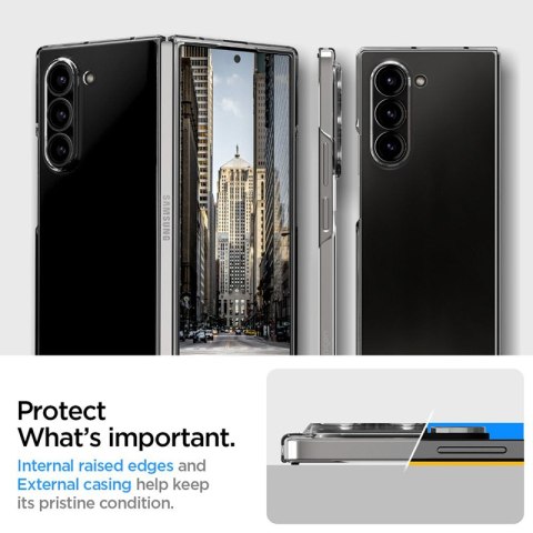 Spigen Airskin - Etui do Samsung Galaxy Z Fold 6 (Crystal Clear) Spigen Spigen Airskin - Etui do Samsung Galaxy Z Fold 6 (Crystal Clear) Spigen