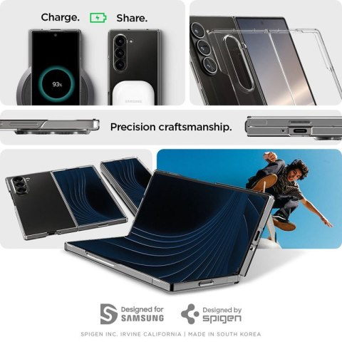 Spigen Airskin - Etui do Samsung Galaxy Z Fold 6 (Crystal Clear) Spigen Spigen Airskin - Etui do Samsung Galaxy Z Fold 6 (Crystal Clear) Spigen