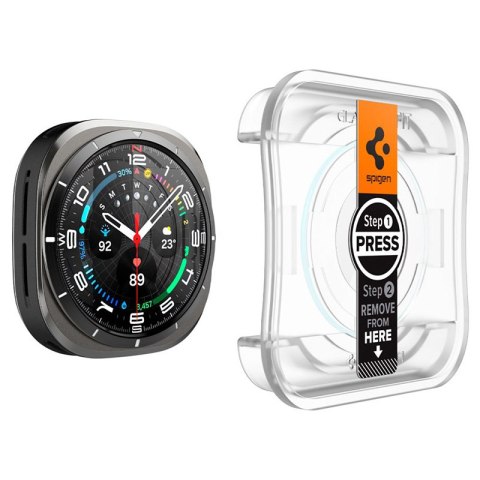 Spigen GLAS.TR EZ FIT 2-Pack - Szkło hartowane do Samsung Galaxy Watch Ultra 47 mm (2 szt) Spigen Spigen GLAS.TR EZ FIT 2-Pack - Szkło hartowane do Samsung Galaxy Watch Ultra 47 mm (2 szt) Spigen