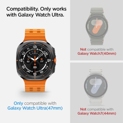 Spigen GLAS.TR EZ FIT 2-Pack - Szkło hartowane do Samsung Galaxy Watch Ultra 47 mm (2 szt) Spigen Spigen GLAS.TR EZ FIT 2-Pack - Szkło hartowane do Samsung Galaxy Watch Ultra 47 mm (2 szt) Spigen