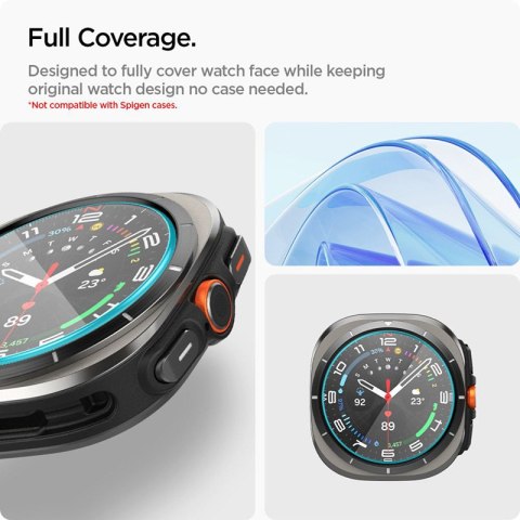 Spigen GLAS.TR EZ FIT 2-Pack - Szkło hartowane do Samsung Galaxy Watch Ultra 47 mm (2 szt) Spigen Spigen GLAS.TR EZ FIT 2-Pack - Szkło hartowane do Samsung Galaxy Watch Ultra 47 mm (2 szt) Spigen