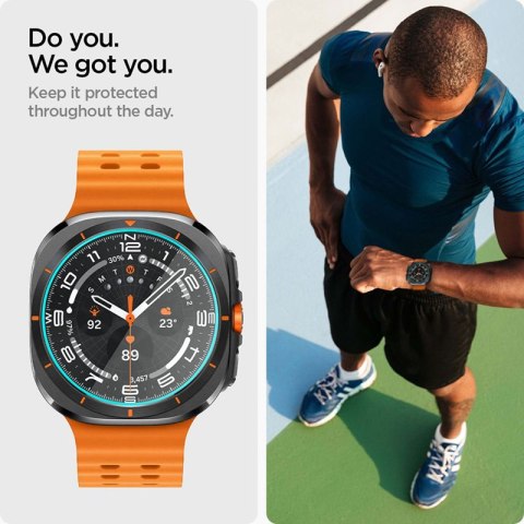 Spigen GLAS.TR EZ FIT 2-Pack - Szkło hartowane do Samsung Galaxy Watch Ultra 47 mm (2 szt) Spigen Spigen GLAS.TR EZ FIT 2-Pack - Szkło hartowane do Samsung Galaxy Watch Ultra 47 mm (2 szt) Spigen