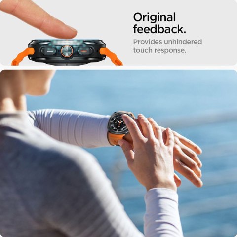 Spigen GLAS.TR EZ FIT 2-Pack - Szkło hartowane do Samsung Galaxy Watch Ultra 47 mm (2 szt) Spigen Spigen GLAS.TR EZ FIT 2-Pack - Szkło hartowane do Samsung Galaxy Watch Ultra 47 mm (2 szt) Spigen
