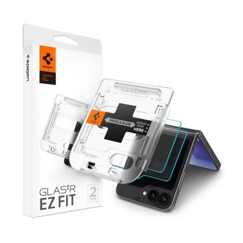 Spigen Glas.TR EZ Fit 2-Pack - Szkło hartowane do Samsung Galax Z Flip 6 (2 sztuki) Spigen