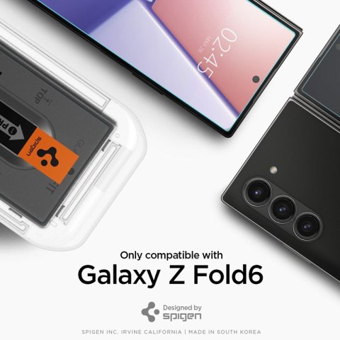 Spigen Glas.TR EZ Fit 2-Pack - Szkło hartowane do Samsung Galaxy Z Fold 6 (2 sztuki) Spigen Spigen Glas.TR EZ Fit 2-Pack - Szkło hartowane do Samsung Galaxy Z Fold 6 (2 sztuki) Spigen