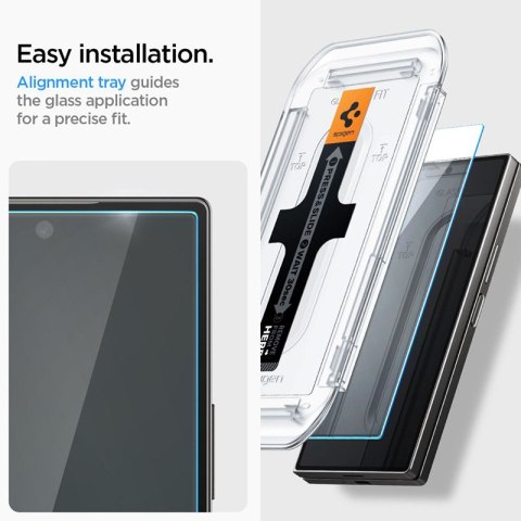 Spigen Glas.TR EZ Fit 2-Pack - Szkło hartowane do Samsung Galaxy Z Fold 6 (2 sztuki) Spigen Spigen Glas.TR EZ Fit 2-Pack - Szkło hartowane do Samsung Galaxy Z Fold 6 (2 sztuki) Spigen