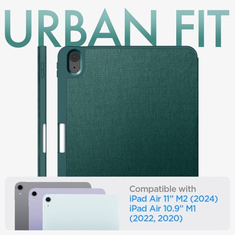 Spigen Urban Fit - Etui do iPad Air 11" M2 (2024) / iPad Air 10.9" (5-4 gen.) (2022-2020) (Midnight Green) Spigen Spigen Urban Fit - Etui do iPad Air 11" M2 (2024) / iPad Air 10.9" (5-4 gen.) (2022-2020) (Midnight Green) Spigen