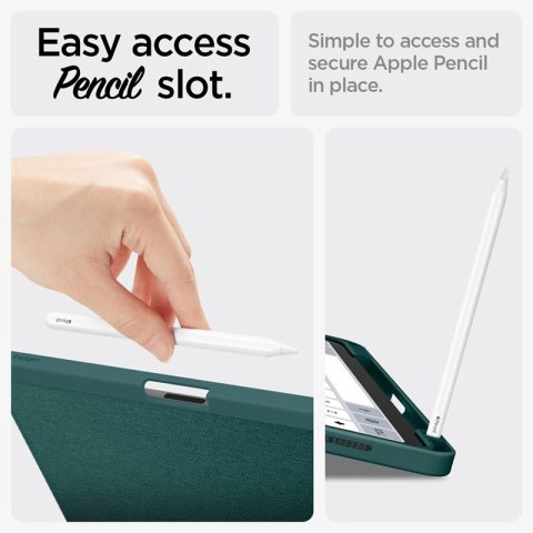Spigen Urban Fit - Etui do iPad Air 11" M2 (2024) / iPad Air 10.9" (5-4 gen.) (2022-2020) (Midnight Green) Spigen Spigen Urban Fit - Etui do iPad Air 11" M2 (2024) / iPad Air 10.9" (5-4 gen.) (2022-2020) (Midnight Green) Spigen