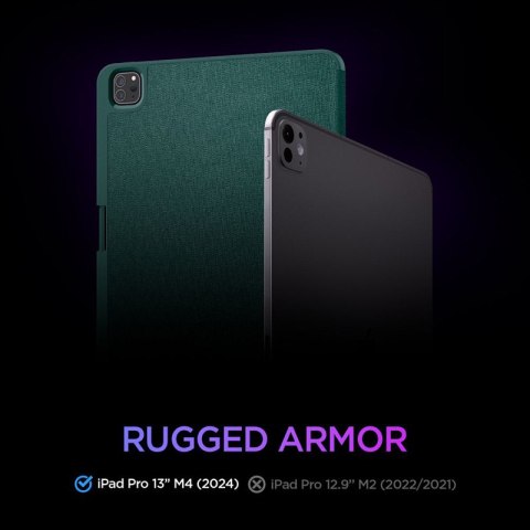 Spigen Urban Fit - Etui do iPad Pro 13" (M4, 2024) (Midnight Green) Spigen Spigen Urban Fit - Etui do iPad Pro 13" (M4, 2024) (Midnight Green) Spigen