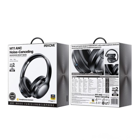 WEKOME M11 Enjoyer Series - Bezprzewodowe słuchawki nauszne Bluetooth V5.3 ANC (Czarny) Wekome WEKOME M11 Enjoyer Series - Bezprzewodowe słuchawki nauszne Bluetooth V5.3 ANC (Czarny) Wekome