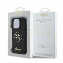 Guess Fixed Glitter Big 4G - Etui iPhone 16 Pro Max (czarny) Guess