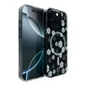 Incipio Forme MagSafe - Etui iPhone 16 Pro (Ditzy Floral Silver) Incipio