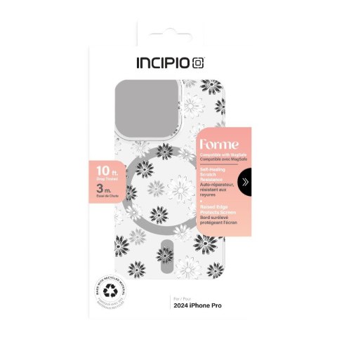 Incipio Forme MagSafe - Etui iPhone 16 Pro (Ditzy Floral Silver) Incipio Incipio Forme MagSafe - Etui iPhone 16 Pro (Ditzy Floral Silver) Incipio