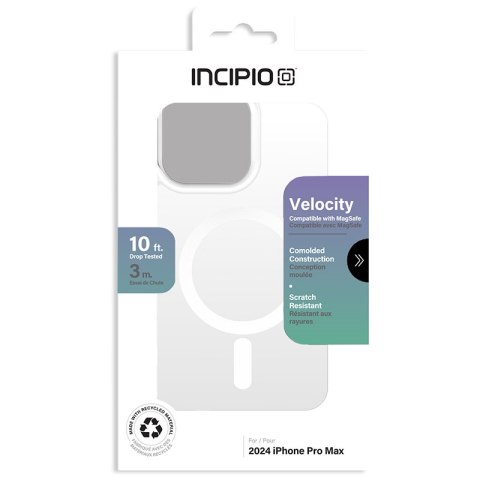 Incipio Velocity MagSafe - Etui iPhone 16 Pro Max (Clear) Incipio Incipio Velocity MagSafe - Etui iPhone 16 Pro Max (Clear) Incipio
