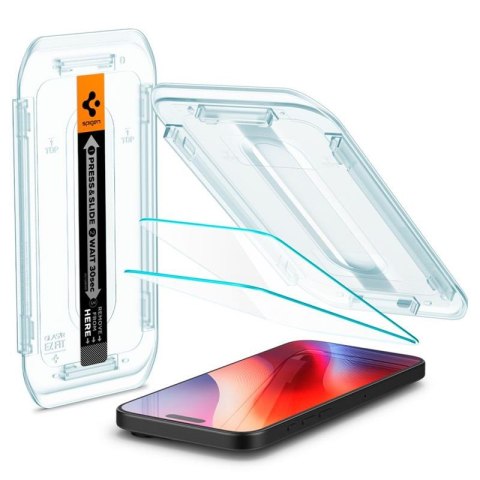 Spigen GLAS.TR EZ FIT 2-Pack - Szkło hartowane do iPhone 16 Pro Max 2 szt Spigen Spigen GLAS.TR EZ FIT 2-Pack - Szkło hartowane do iPhone 16 Pro Max 2 szt Spigen