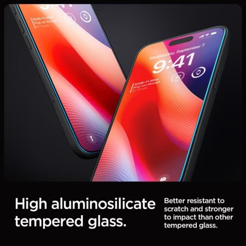 Spigen GLAS.TR EZ FIT 2-Pack - Szkło hartowane do iPhone 16 Pro Max 2 szt Spigen Spigen GLAS.TR EZ FIT 2-Pack - Szkło hartowane do iPhone 16 Pro Max 2 szt Spigen