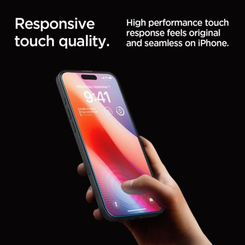 Spigen GLAS.TR EZ FIT 2-Pack - Szkło hartowane do iPhone 16 Pro Max 2 szt Spigen Spigen GLAS.TR EZ FIT 2-Pack - Szkło hartowane do iPhone 16 Pro Max 2 szt Spigen