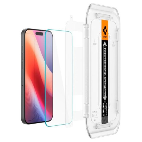 Spigen GLAS.TR EZ FIT Privacy - Szkło hartowane z filtrem prywatyzującym do iPhone 16 Pro Spigen Spigen GLAS.TR EZ FIT Privacy - Szkło hartowane z filtrem prywatyzującym do iPhone 16 Pro Spigen