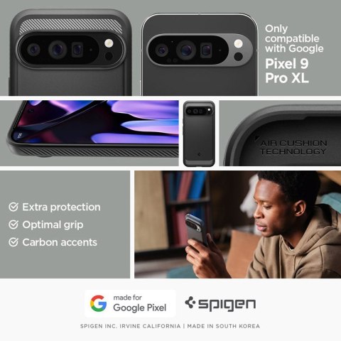 Spigen Rugged Armor - Etui do Google Pixel 9 Pro XL (Matte Black) Spigen Spigen Rugged Armor - Etui do Google Pixel 9 Pro XL (Matte Black) Spigen