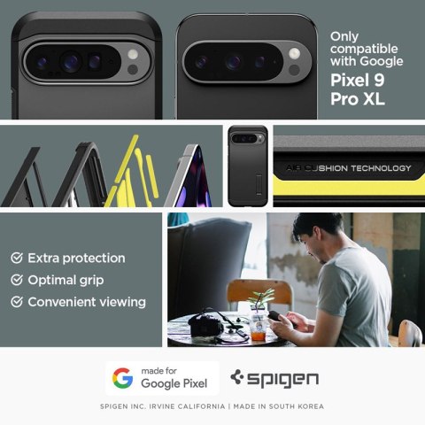 Spigen Tough Armor - Etui do Google Pixel 9 Pro XL (Czarny) Spigen Spigen Tough Armor - Etui do Google Pixel 9 Pro XL (Czarny) Spigen