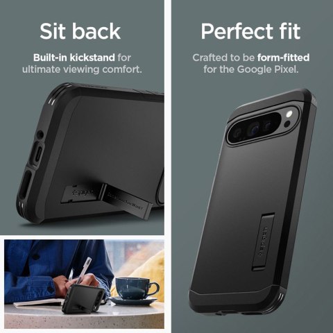 Spigen Tough Armor - Etui do Google Pixel 9 Pro XL (Czarny) Spigen Spigen Tough Armor - Etui do Google Pixel 9 Pro XL (Czarny) Spigen