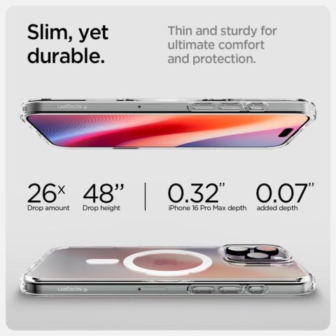 Spigen Ultra Hybrid T Mag MagSafe - Etui do iPhone 16 Pro Max (Biały) Spigen Spigen Ultra Hybrid T Mag MagSafe - Etui do iPhone 16 Pro Max (Biały) Spigen