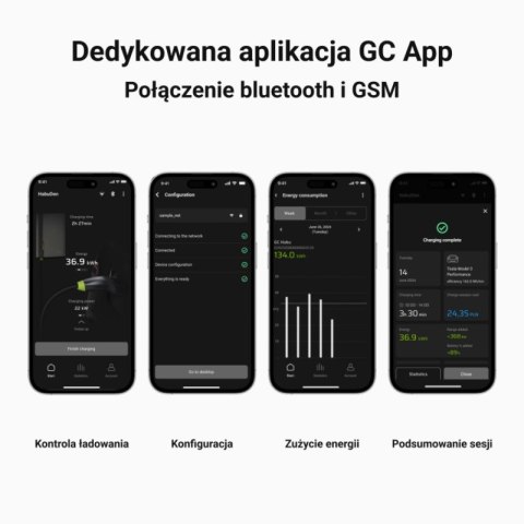 Green Cell - Ładowarka HabuDen Wallbox 22kW 32A 7,5m Typ 2 do ładowania pojazdów elektrycznych EV z aplikacją GC Bluetooth WiFi Green Cell Green Cell - Ładowarka HabuDen Wallbox 22kW 32A 7,5m Typ 2 do ładowania pojazdów elektrycznych EV z aplikacją GC Bluetooth WiFi Green Cell