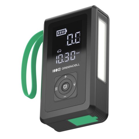 Green Cell - PowerBoost Air Car Jump Starter / Rozrusznik / Latarka / Powerbank do samochodu z kompresorem 8000mAh 1000A Green Cell Green Cell - PowerBoost Air Car Jump Starter / Rozrusznik / Latarka / Powerbank do samochodu z kompresorem 8000mAh 1000A Green Cell