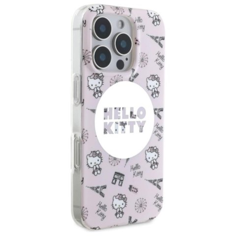Hello Kitty IML All Over Paris MagSafe - Etui iPhone 16 Pro Max (różowy) Hello Kitty Hello Kitty IML All Over Paris MagSafe - Etui iPhone 16 Pro Max (różowy) Hello Kitty
