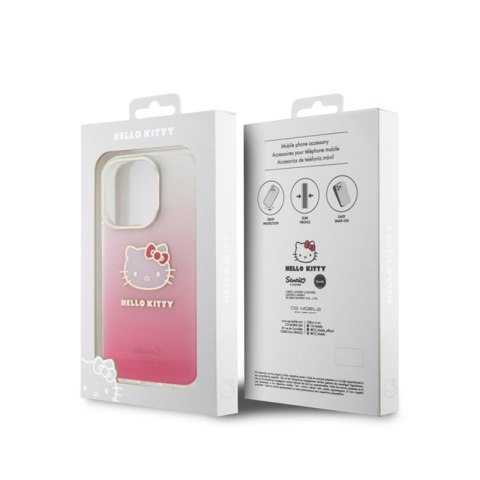 Hello Kitty IML Gradient Electrop Kitty Head - Etui iPhone 14 Pro Max (różowy) Hello Kitty Hello Kitty IML Gradient Electrop Kitty Head - Etui iPhone 14 Pro Max (różowy) Hello Kitty