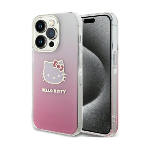 Hello Kitty IML Gradient Electrop Kitty Head - Etui iPhone 15 Pro Max (różowy) Hello Kitty Hello Kitty IML Gradient Electrop Kitty Head - Etui iPhone 15 Pro Max (różowy) Hello Kitty