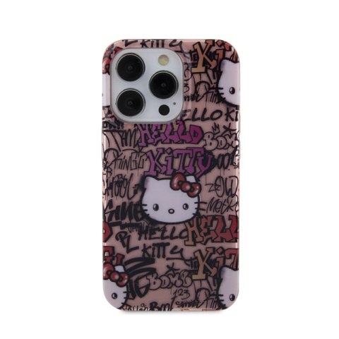 Hello Kitty IML Tags Graffiti - Etui iPhone 13 Pro Max (różowy) Hello Kitty Hello Kitty IML Tags Graffiti - Etui iPhone 13 Pro Max (różowy) Hello Kitty
