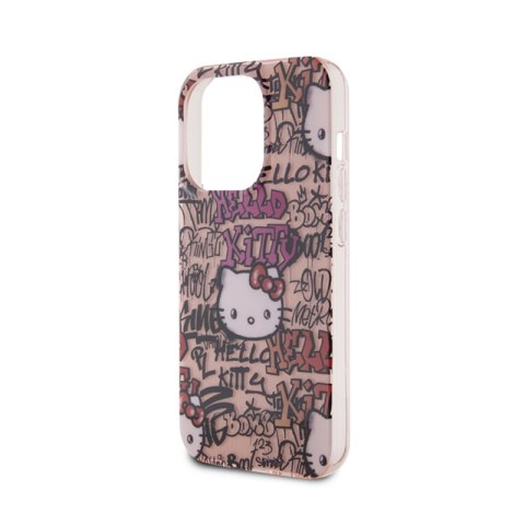 Hello Kitty IML Tags Graffiti - Etui iPhone 13 Pro Max (różowy) Hello Kitty Hello Kitty IML Tags Graffiti - Etui iPhone 13 Pro Max (różowy) Hello Kitty