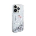 Hello Kitty Liquid Glitter Charms Kitty Head - Etui iPhone 14 Pro Max (srebrny) Hello Kitty