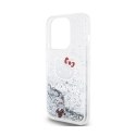 Hello Kitty Liquid Glitter Charms Kitty Head - Etui iPhone 14 Pro Max (srebrny) Hello Kitty