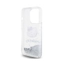 Hello Kitty Liquid Glitter Charms Kitty Head - Etui iPhone 14 Pro Max (srebrny) Hello Kitty