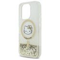 Hello Kitty Liquid Glitter Fever MagSafe - Etui iPhone 16 Pro Max (biały / złoty) Hello Kitty