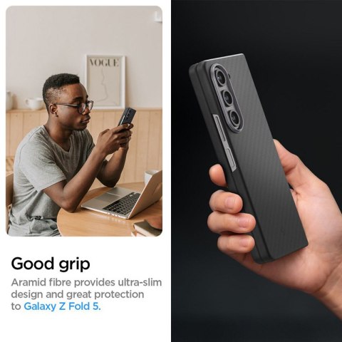 Spigen Airskin Pro - Etui do Samsung Galaxy Z Fold 5 (Czarny) Spigen Spigen Airskin Pro - Etui do Samsung Galaxy Z Fold 5 (Czarny) Spigen