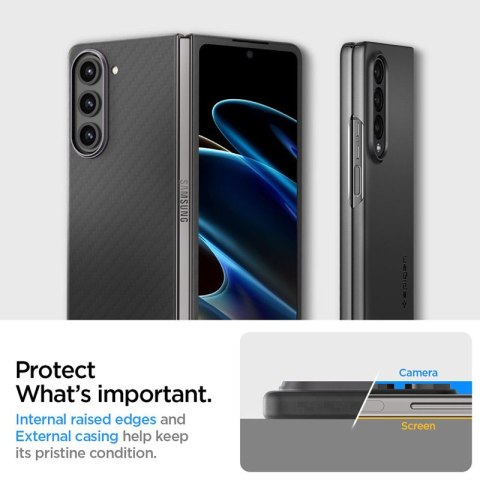 Spigen Airskin Pro - Etui do Samsung Galaxy Z Fold 5 (Czarny) Spigen Spigen Airskin Pro - Etui do Samsung Galaxy Z Fold 5 (Czarny) Spigen